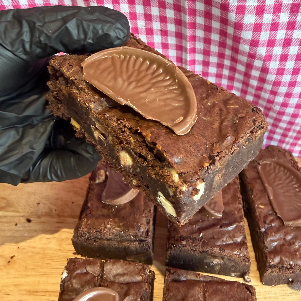 3 x Chocolate Orange Brownie Bars